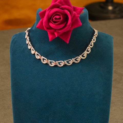 Sparkling crystal necklace set for special occasions