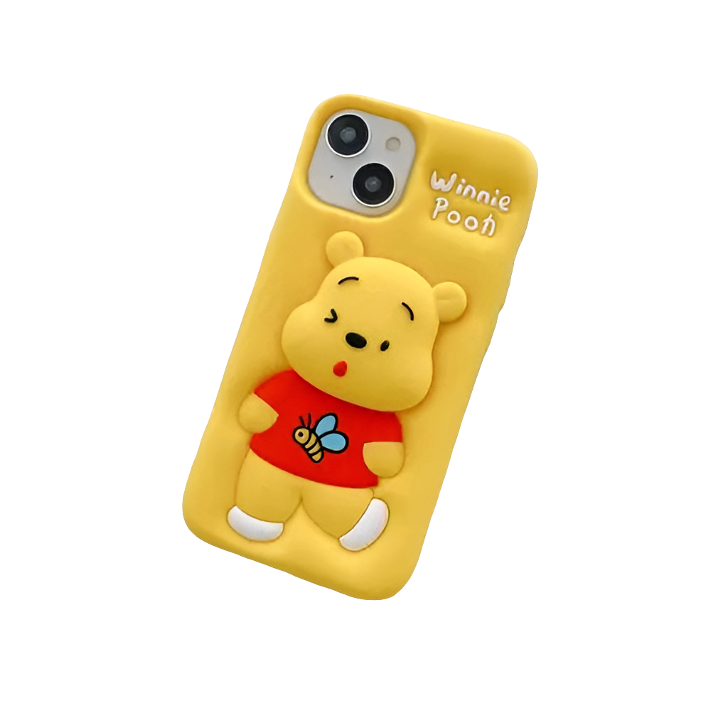 AIFEI Back Cover for iPhone 13/14/15 Cute FLOCK with Stand Case, Soft Silicone 3D Cartoon with Holder, Full Protective Back Cover
Brand
