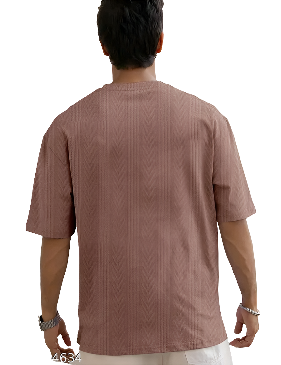 Men Solid Casual Green T-Shirt