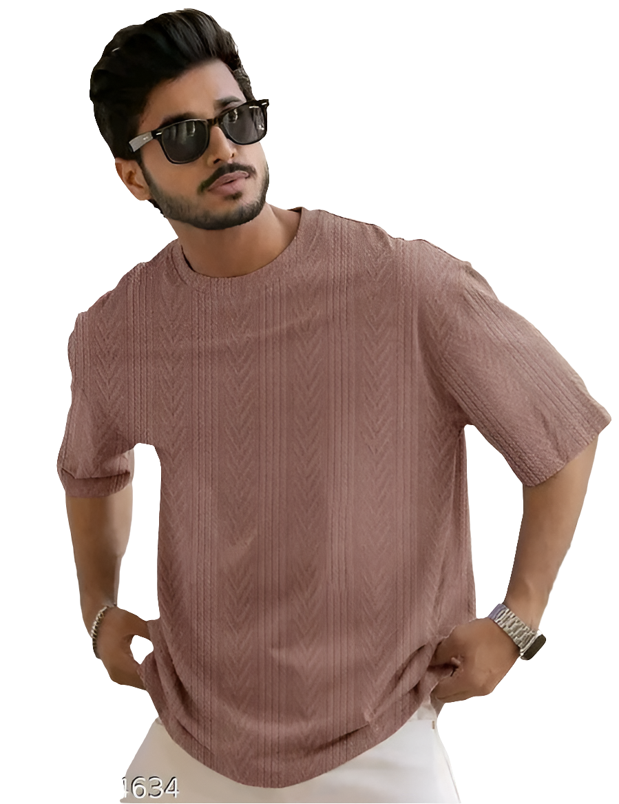 Men Solid Casual Green T-Shirt