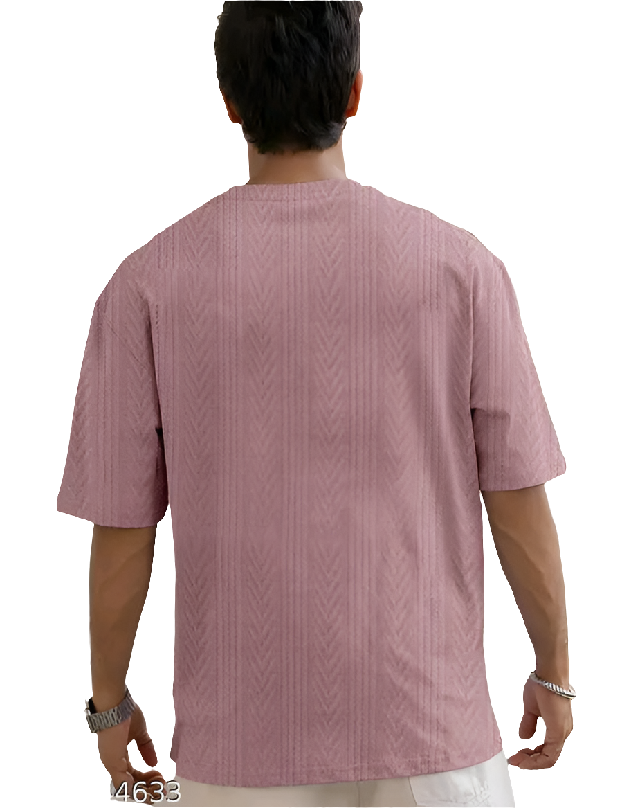 Men Solid Casual Green T-Shirt