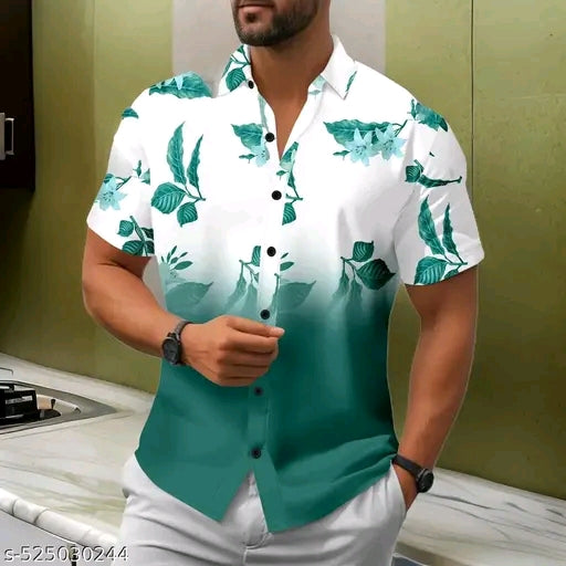Floral Gradient Shirt