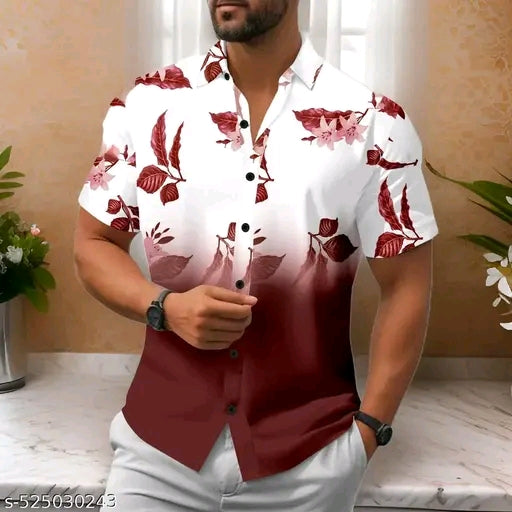 Floral Gradient Shirt