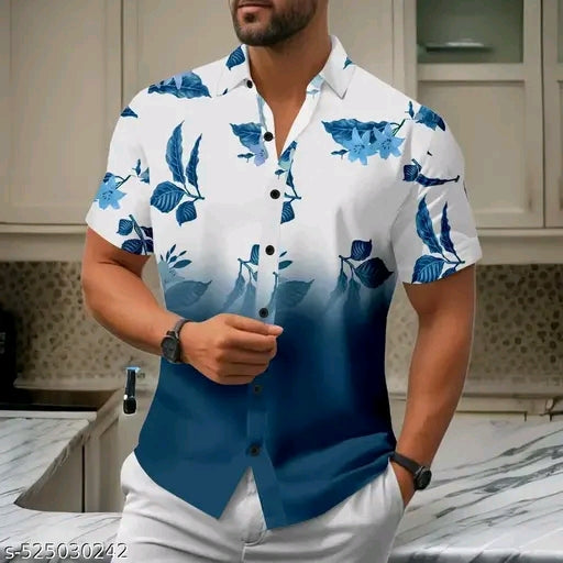 Floral Gradient Shirt