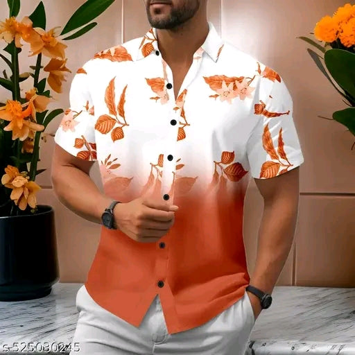 Floral Gradient Shirt