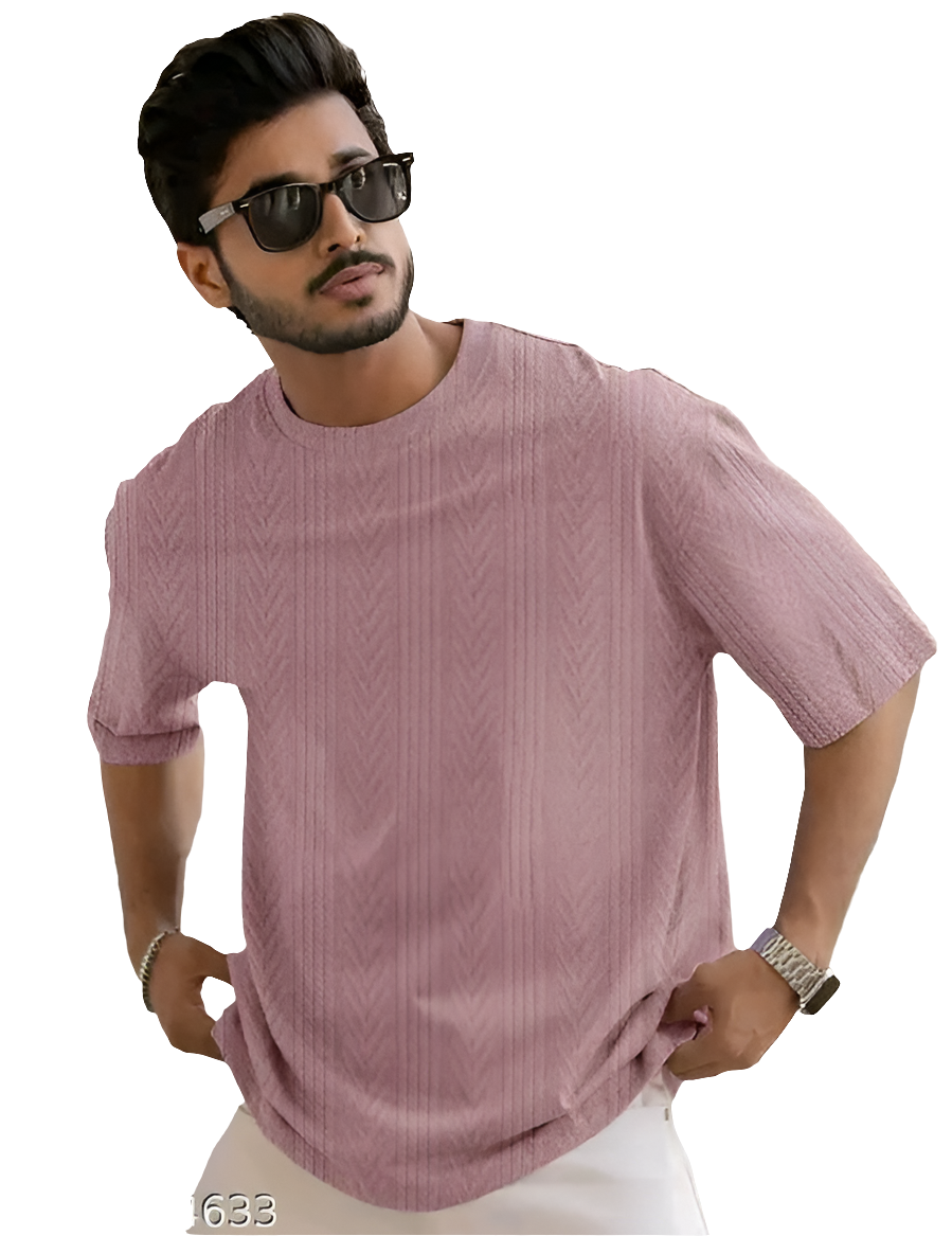 Men Solid Casual Green T-Shirt