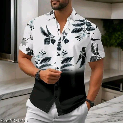 Floral Gradient Shirt