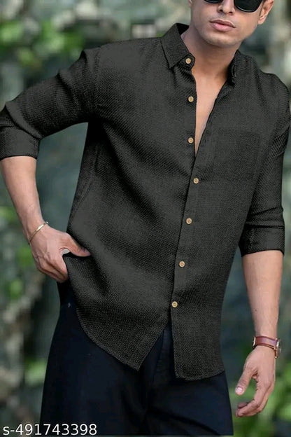 Stylish Full Sleeve Linen Mens Shirt,Shirt For Men,LINEN SHIRT,Shirt for Men|| Linen Shirt || Single Pocket Shirt || latest Shirt || Shirt || LowestPrice Shirt || Fashionable Shirt