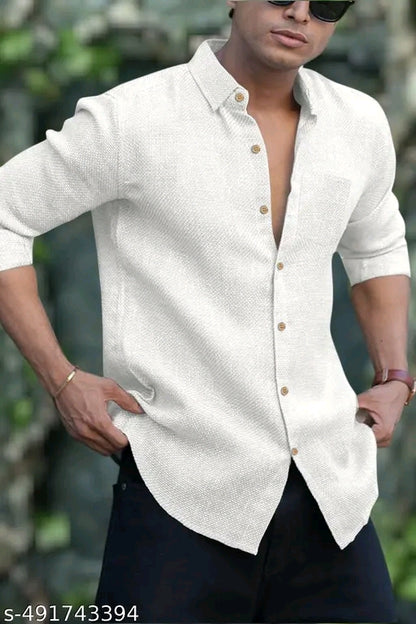Stylish Full Sleeve Linen Mens Shirt,Shirt For Men,LINEN SHIRT,Shirt for Men|| Linen Shirt || Single Pocket Shirt || latest Shirt || Shirt || LowestPrice Shirt || Fashionable Shirt
